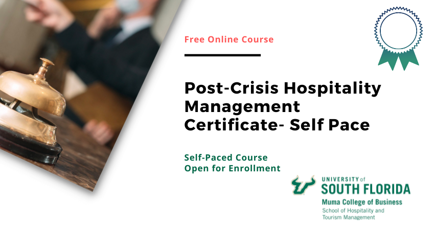 Post-Crisis Hospitality Management Certificate- Self Pace HFT1001